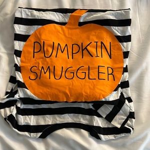 Maternity long sleeve pumpkin shirt